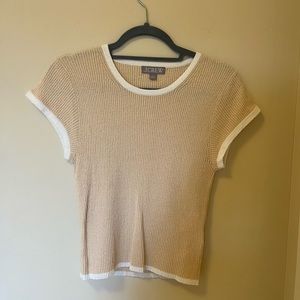 J. Crew Sweater like short sleeve shirt